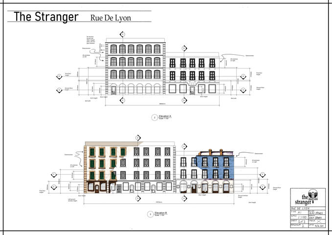 The Stranger - Rue De Lyon elevations