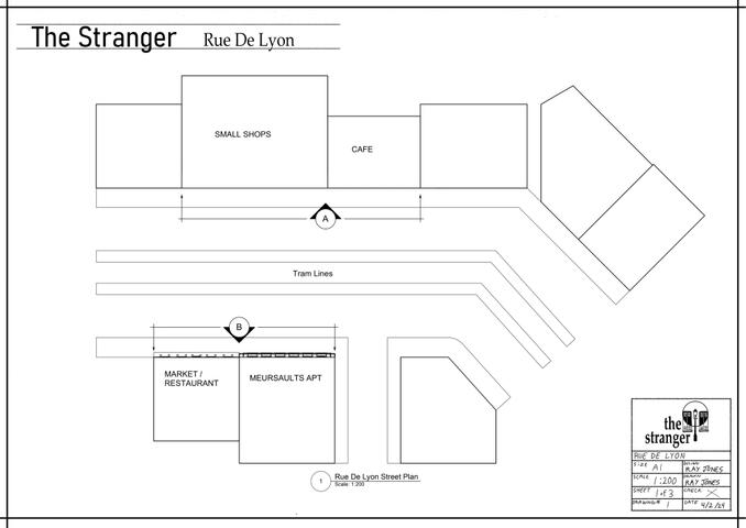 The Stranger - Rue De Lyon street plan